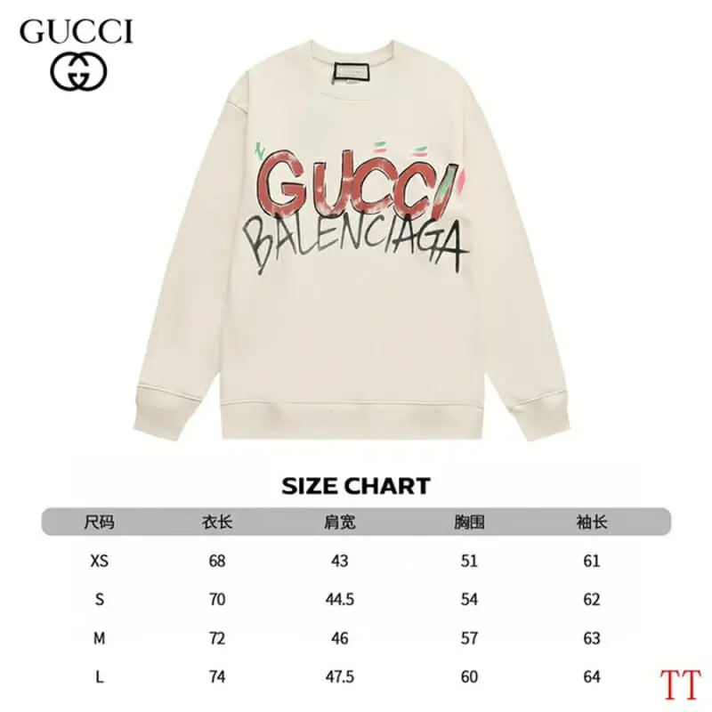 gucci sweatshirt manches longues pour unisexe s_124117b3